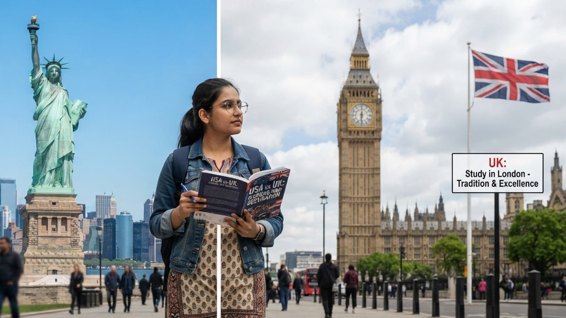Study in USA vs UK for Indian Students: Cost & ROI